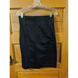 Wrapper Size 9 Black Basic Pencil Skirt Womens Juniors